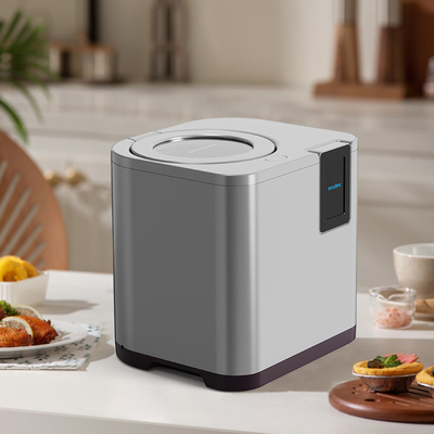 kopen Keukenoplossing Elektrische composter voor voedselafval met een emmer van 4,5 liter online vervaardiging